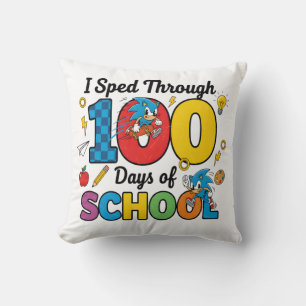 I Sped Through 100 Days of School Boys Gamer Cushion
