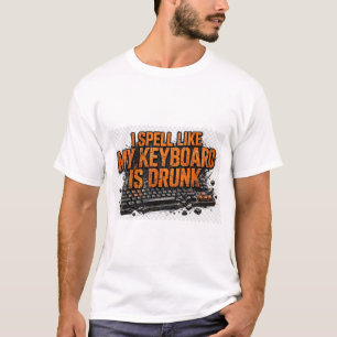 I Spell Like My Keyboard Is Drunk Dyslexia T-Shirt