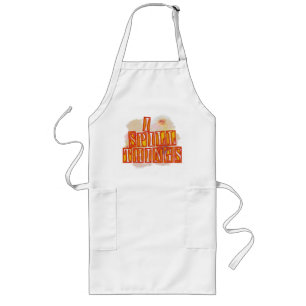I Spill Things long chef apron