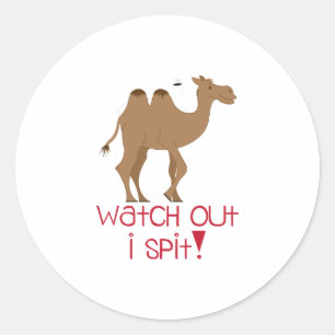 I Spit Classic Round Sticker