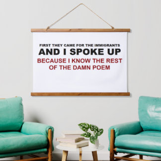 I Spoke Up Hanging Tapestry