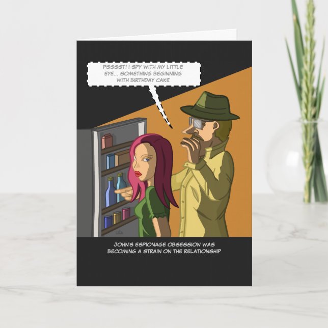 I Spy Birthday Cake Card (Front)