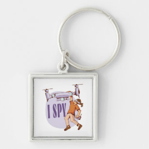 I Spy For Drone Pilots and Drone Kids Key Ring
