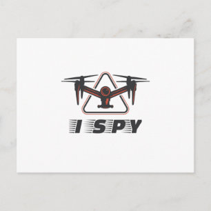 I Spy For Drone Pilots and Drone Lovers Postcard