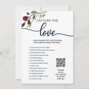 I Spy Wedding Game Capture The Love Photo Hunt QR Invitation