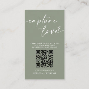 I Spy Wedding Game Capture The Love QR Code Enclosure Card