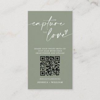 I Spy Wedding Game | Capture The Love QR Code Enclosure Card