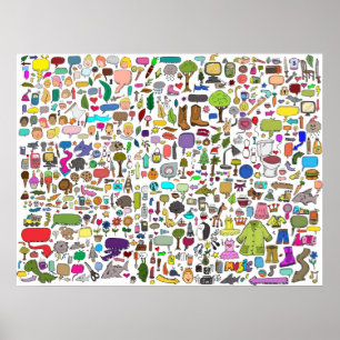 I spy with my little eye poster