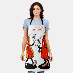 I Squirt On Juicy Wieners Adult Humor Funny Apron