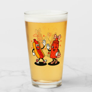 I Squirt On Juicy Wieners Adult Humour Funny Glass