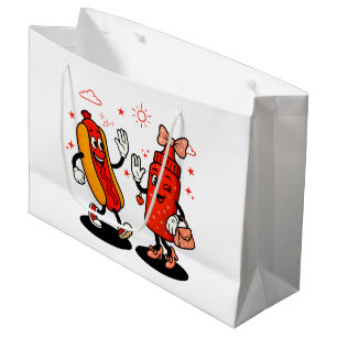 I Squirt On Juicy Wieners Adult Humour Funny Large Gift Bag