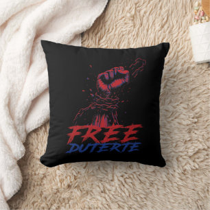 I Stand For Duterte Free DU30 Free Duterte Cushion