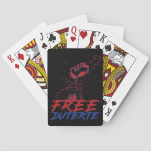 I Stand For Duterte Free DU30 Free Duterte Playing Cards
