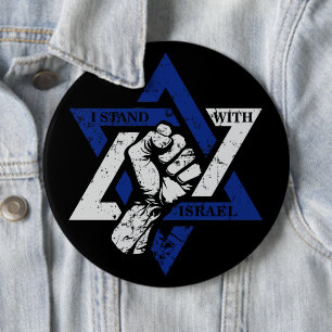 I Stand For Israel 6 Cm Round Badge