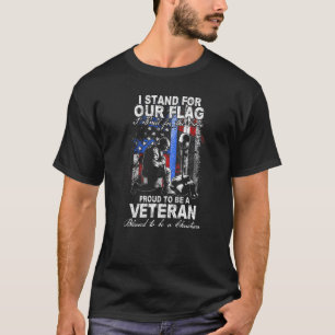 I Stand For Our Flag Kneel For The Cross American T-Shirt
