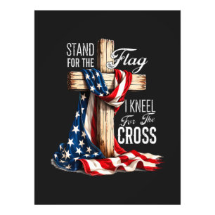 I Stand For The Flag And Kneel For The Cross Photo Print