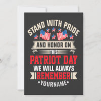 I Stand for the Flag to Honour Those Who Died