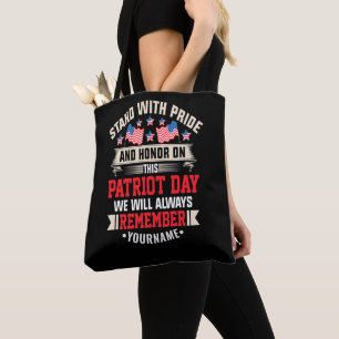 I Stand for the Flag to Honour Those Who Died Tote Bag