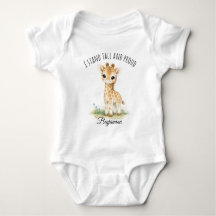 “I Stand Tall and Proud” Sweet Safari Giraffe Baby