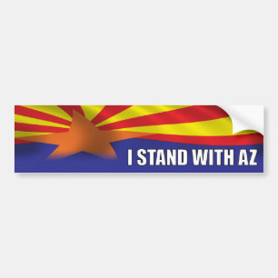 I stand with Arizona Bumper Sticker