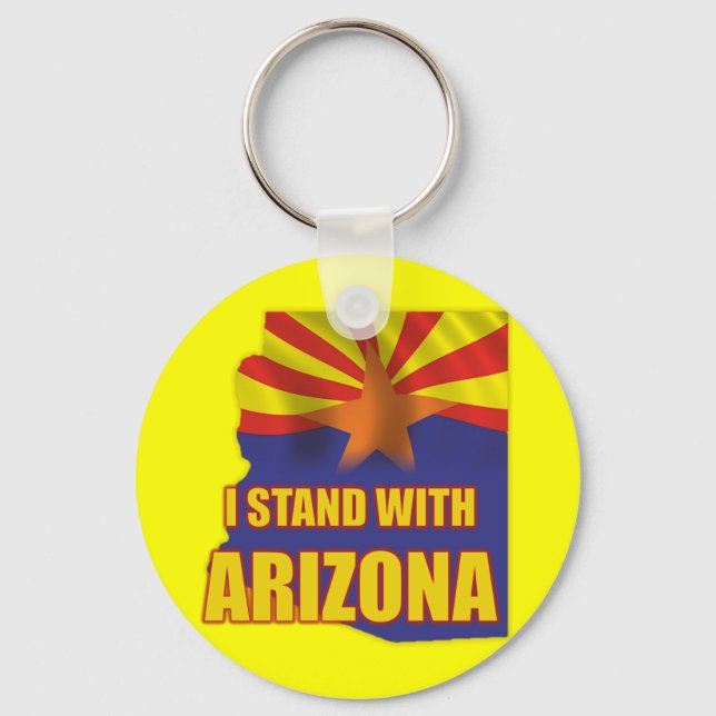 I stand with Arizona Key Ring (Front)