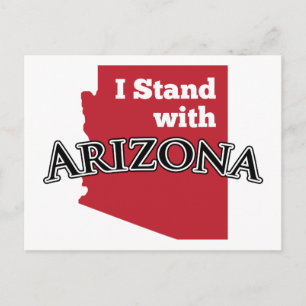 I Stand With Arizona Postcard