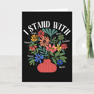 I Stand With Canada Greenland Mexico Panama Gaza U Card