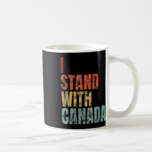 I Stand With Canada Retro Vintage  Coffee Mug