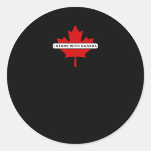 I Stand With Canada Sticker 