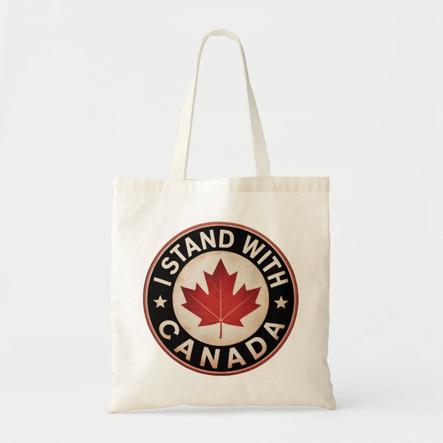I stand with Canada Tote Bag (Front)