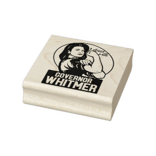 I stand with Governor Whitmer Rubber Stamp