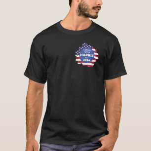 I Stand With Harris 2024 Black T-Shirt