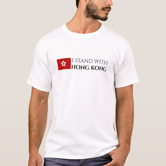I Stand With Hong Kong T-Shirt (Front)