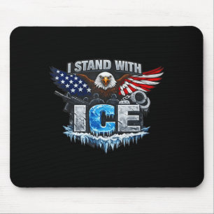 I stand with ice support ice mouse pad