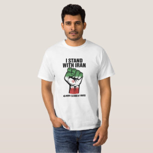 I Stand With Iran Anti War Tee