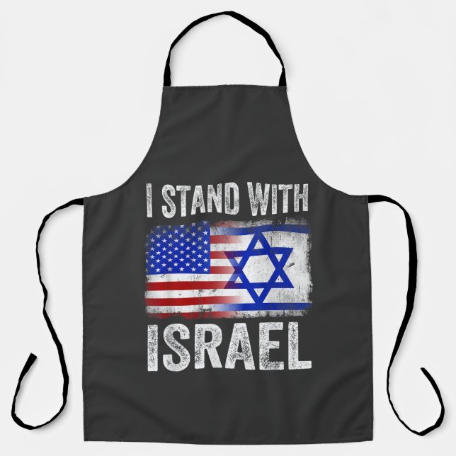 I Stand with Israel Apron (Front)