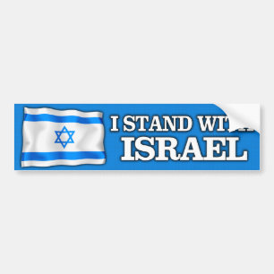 I Stand with Israel Bumper Sticker