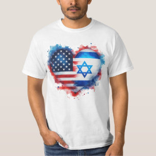 I Stand With Israel Flag T-Shirt