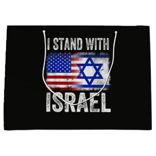 I Stand with Israel Large Gift Bag