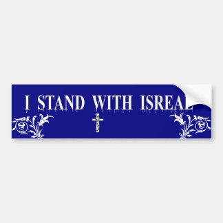 I Stand With Isreal 2 Bumper Sticker