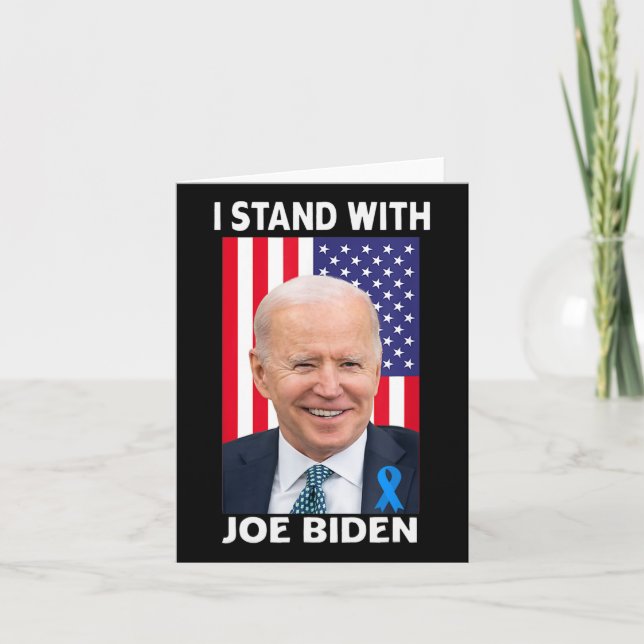 I Stand With Joe3  Card (Front)