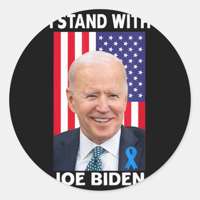 I Stand With Joe3  Classic Round Sticker (Front)