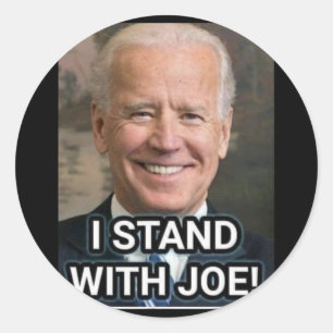I Stand With Joe Biden1 Classic Round Sticker