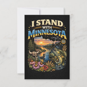 I Stand With Minnesota Thank You Card