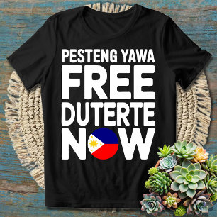 I Stand with PRRD - Free Duterte Now, Bring Him T-Shirt