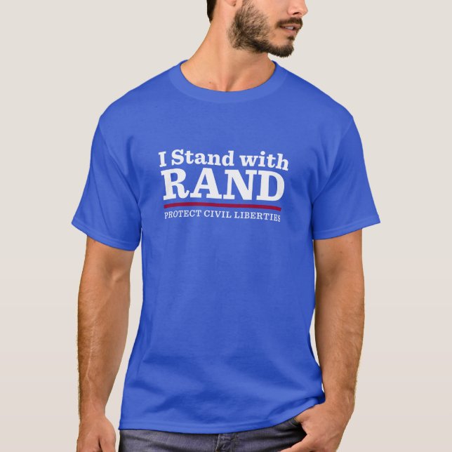 I Stand With Rand T-Shirt (Front)