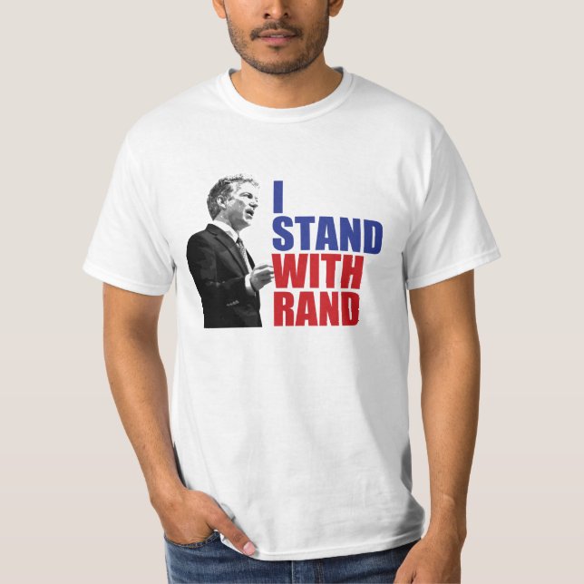 I Stand With Rand T-Shirt (Front)