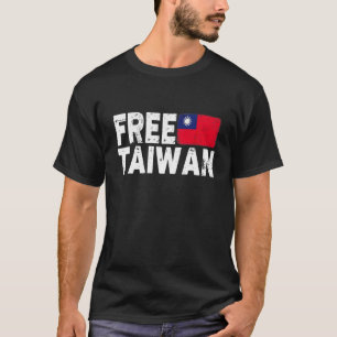 I Stand With Taiwan Support Taiwan Flag Free Taiwa T-Shirt