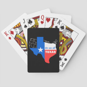I Stand With Texas Playing Cards