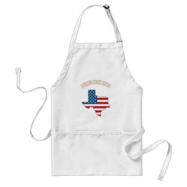I Stand With Texas Standard Apron (Front)